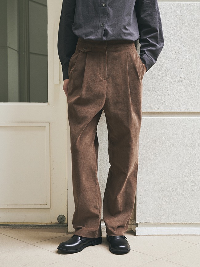 Corduroy pants - brown