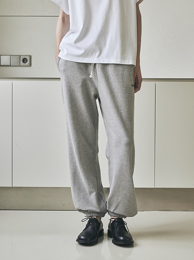 Jogger pants - melange grey